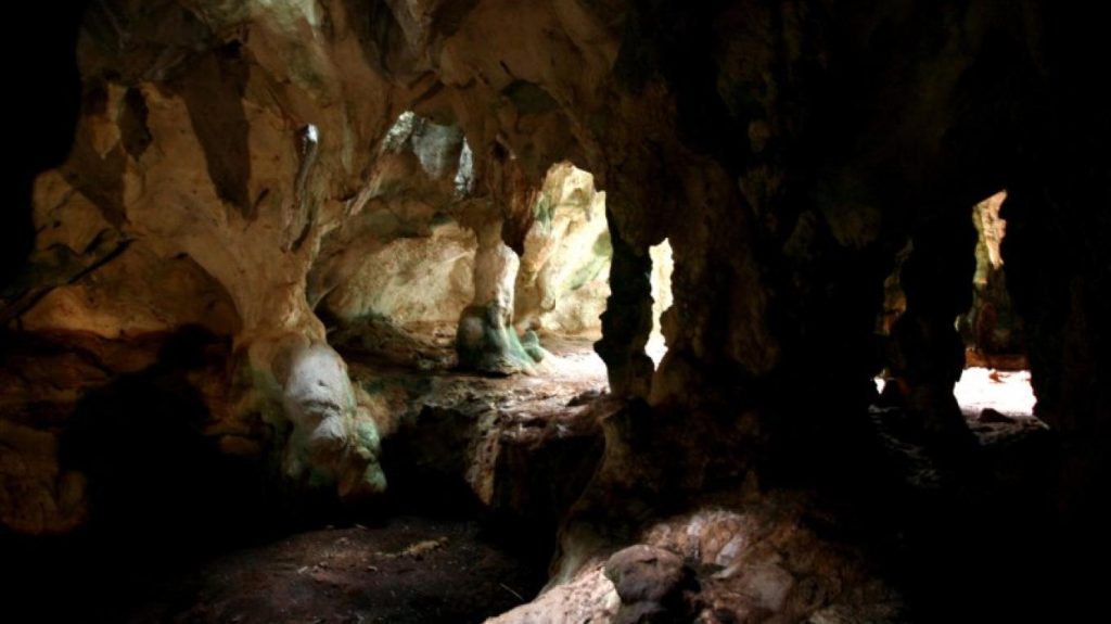 Long Island Bahamas Inside Haliltons Cave
